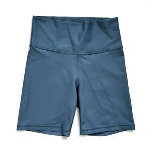Aritzia TNA Action Buttery Soft Biker Shorts 7” Teal Activewear High Waisted